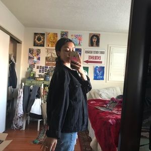 Princess Polly Black Denim Jacket 